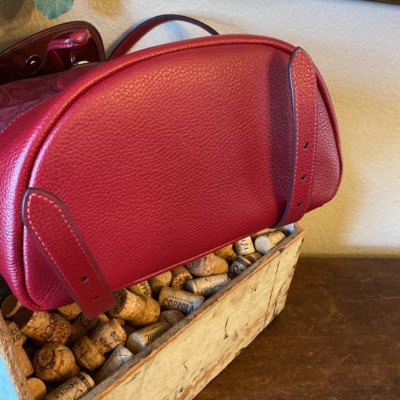 NWT COACH Dempsey Backpack with COACH patch and varsity stripe - Picture 6 of 6